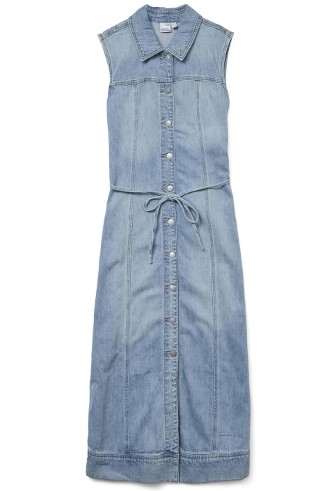 Vero Moda vmnenya sl 7/8 denim vest dress si3